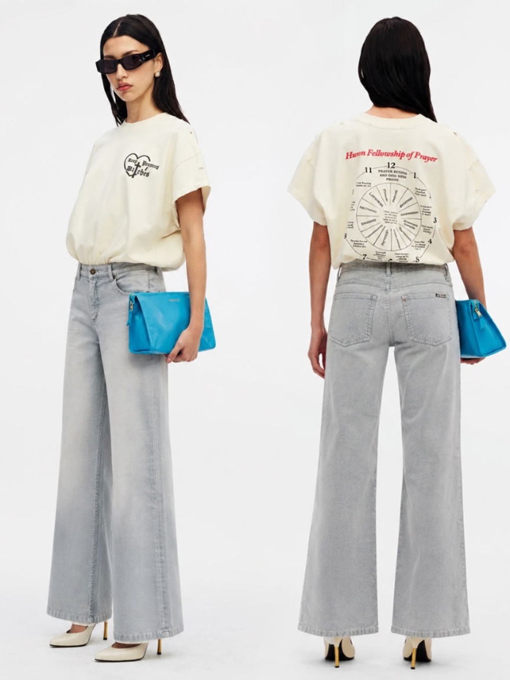 Amazing True Vintage Max Studio Distressed Boot Cut Flare Corduroy Jeans Pants